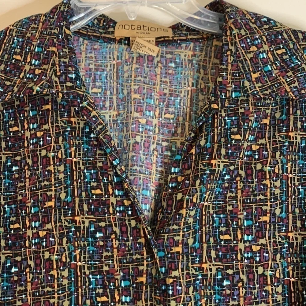 Notations Woman 1X Blouse - Picture 4 of 10